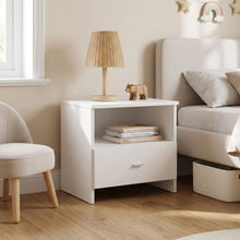 Load image into Gallery viewer, N-22101-makalu-wooden-bedside-table-with-1-drawer-white-6