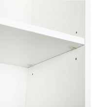 Load image into Gallery viewer, Nivo 6 Tier Slim Bookshelf Display Shelf - White
