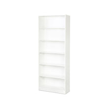 Load image into Gallery viewer, Nivo 6 Tier Bookshelf Display Shelf - White