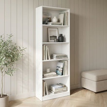 Load image into Gallery viewer, Nivo 6 Tier Bookshelf Display Shelf - White