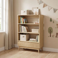 Load image into Gallery viewer, 23748-shawnee-3-tier-bookshelf-with-drawer-oak-2601105