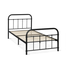 Load image into Gallery viewer, 23010_taylor_single_metal_bed_frame_-_black_3_58962a27-04bd-4299-9f63-64536065d16c