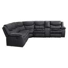 Load image into Gallery viewer, 23028_mandan_electric_recliner_corner_sofa_-_black_3_eb286463-e130-43d4-96f4-a07d4907b8ed