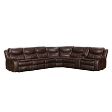 Load image into Gallery viewer, 23029_mandan_manual_recliner_corner_sofa_-_brown_2_18640c6c-d8dd-48c2-8ea9-05f7783c4910