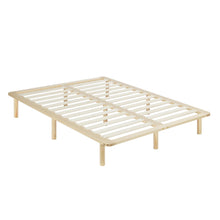 Load image into Gallery viewer, 23109_ohio_double_wooden_bed_base_natural_1_ca103792-052e-4aab-950b-c495aef733b7