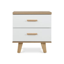 Load image into Gallery viewer, Alton Bedside Table - Natural + White