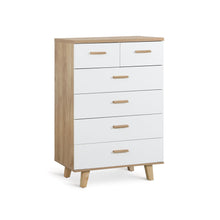 Load image into Gallery viewer, 22148-alton_tallboy_6_drawers_-_natural_white_-4_1_2b8178c3-ffd3-44cb-a979-b5c00b8de4fd