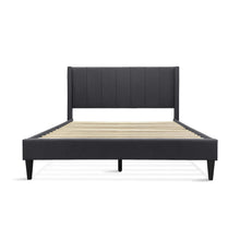 Load image into Gallery viewer, 23190_careys_double_bed_frame_-_dark_grey_3_215d2ef9-cf7e-4073-a210-2d71caee5d1d