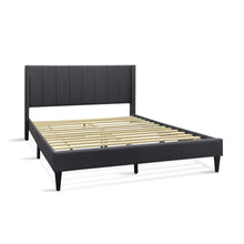 Load image into Gallery viewer, 23191_careys_queen_bed_frame_-_dark_grey_3_38f632ca-1dd6-4a60-9b99-8085680d1db9