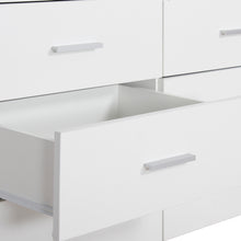Load image into Gallery viewer, Garrett Lowboy 8 Drawer Chest Dresser - White