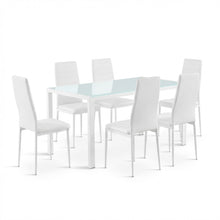 Load image into Gallery viewer, Samuel 7 Piece 1.6m Dining Set - White