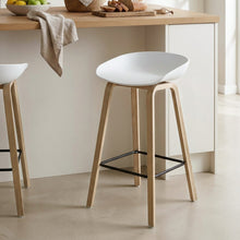 Load image into Gallery viewer, 21857-kai-bar-stool-metal-barstool-75cm-white-2601139