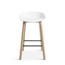Load image into Gallery viewer, 21857-kai-bar-stool-metal-barstool-75cm-white-2601132