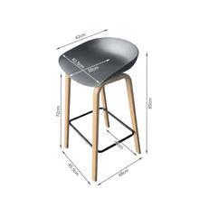 Load image into Gallery viewer, 22628-kai-bar-stool-metal-barstool-75cm-grey-2601138