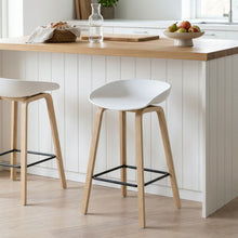 Load image into Gallery viewer, 22629-kai-metal-bar-stool-65cm-white-26011312