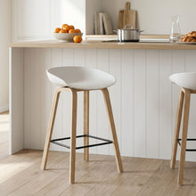 Load image into Gallery viewer, 22629-kai-metal-bar-stool-65cm-white-26011313
