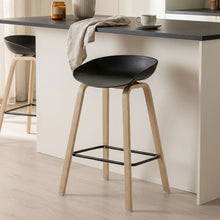 Load image into Gallery viewer, 24232-kai-metal-bar-stool-65cm-black-2601139