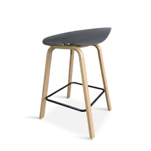 Load image into Gallery viewer, 24233-kai-bar-stool-metal-barstool-65cm-grey-2601133