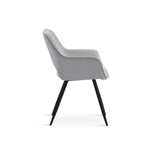 Load image into Gallery viewer, Griselda Velvet Dining Chair - Set of 2 - Grey