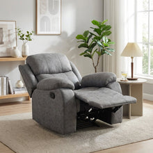 Load image into Gallery viewer, re-23026-A-Wilson-Manual-1-Seater-Recliner-Sofa-Grey-4