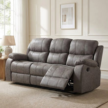 Load image into Gallery viewer, re-23027-C-Wilson-Manual-3-Seater-Recliner-Sofa- Brown-1