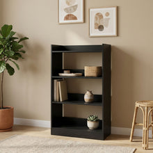 Load image into Gallery viewer, Bulls 60cm 4 Tier Bookshelf - Black