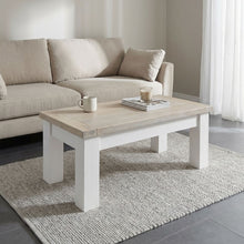 Load image into Gallery viewer, Aurora Solid Wood Coffee Table - White