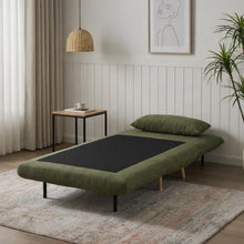 Load image into Gallery viewer, Hastings 1 Seater Fold-Out Sofa Bed - Green