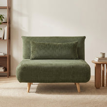 Load image into Gallery viewer, Hastings 1 Seater Fold-Out Sofa Bed - Green