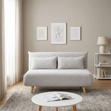 Load image into Gallery viewer, Hastings 2 Seater Fold-Out Sofa Bed - Grey