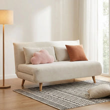 Load image into Gallery viewer, Hastings 2 Seater Fold-Out Sofa Bed - Beige