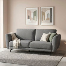 Load image into Gallery viewer, Rivel Chenille 3 Seater Sofa - Ash Grey