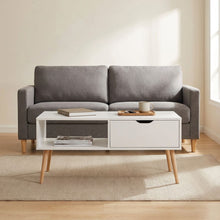 Load image into Gallery viewer, Riley Wooden Coffee Table - White