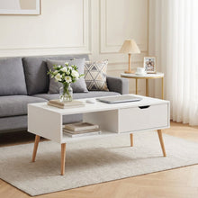 Load image into Gallery viewer, Riley Wooden Coffee Table - White