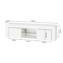 Load image into Gallery viewer, 22005-maize-1.3m-led-entertainment-unit-white-23011520