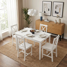 Load image into Gallery viewer, chloe-5-piece-dining-set-white-2601152