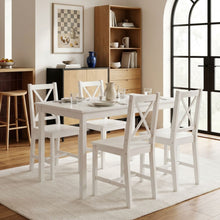 Load image into Gallery viewer, chloe-5-piece-dining-set-white-2601154