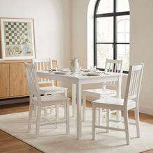 Load image into Gallery viewer, chloe-5-piece-dining-set-white-26011516