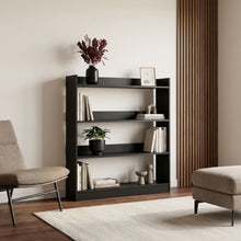 Load image into Gallery viewer, Bulls 100cm 4 Tier Bookshelf - Black