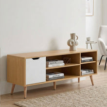 Load image into Gallery viewer, Como 1.2M Entertainment Unit - Maple + White