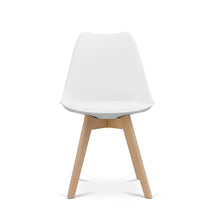 Load image into Gallery viewer, Evelyn Dining Chair Padded - Set of 4 - White (0.141m - 18.3kg)