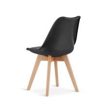 Load image into Gallery viewer, Evelyn Dining Chair Padded - Set of 4 - Black