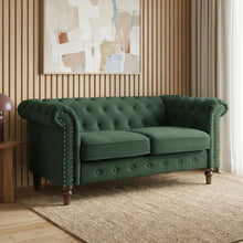 Load image into Gallery viewer, Chesley Velvet 2 Seater Sofa - Green