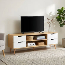 Load image into Gallery viewer, Lucille 1.2M Entertainment Unit - Maple + White