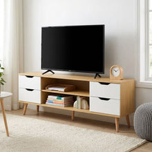 Load image into Gallery viewer, Lucille 1.2M Entertainment Unit - Maple + White