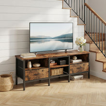 Load image into Gallery viewer, Cavalla 1.4m Entertainment Unit with Drawers - Rustic Brown