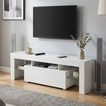 Load image into Gallery viewer, 22003-frannie-1-3m-led-entertainment-unit-white-2601163