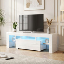 Load image into Gallery viewer, 22003-frannie-1-3m-led-entertainment-unit-white-2601161