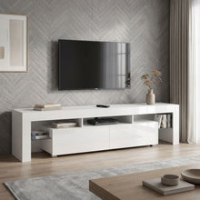 Load image into Gallery viewer, 22004-zoar-1-9m-led-entertainment-unit-white-2601142