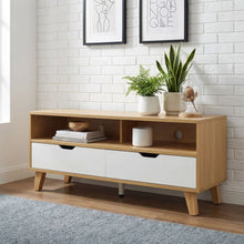 Load image into Gallery viewer, Schertz 1.4m Entertainment Unit - Oak